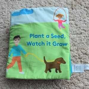 Plant a Seed Kids Play Mat Cover - Colorful Garden Print